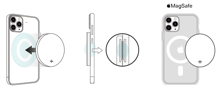 How to attach ALMA to your phone for charging